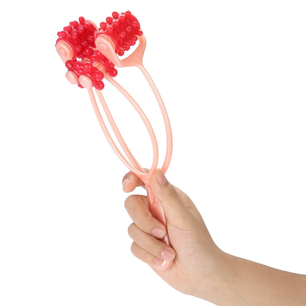 Portable Manual Face Massager 4 Roller Face Body Shaping Lifting Slimming