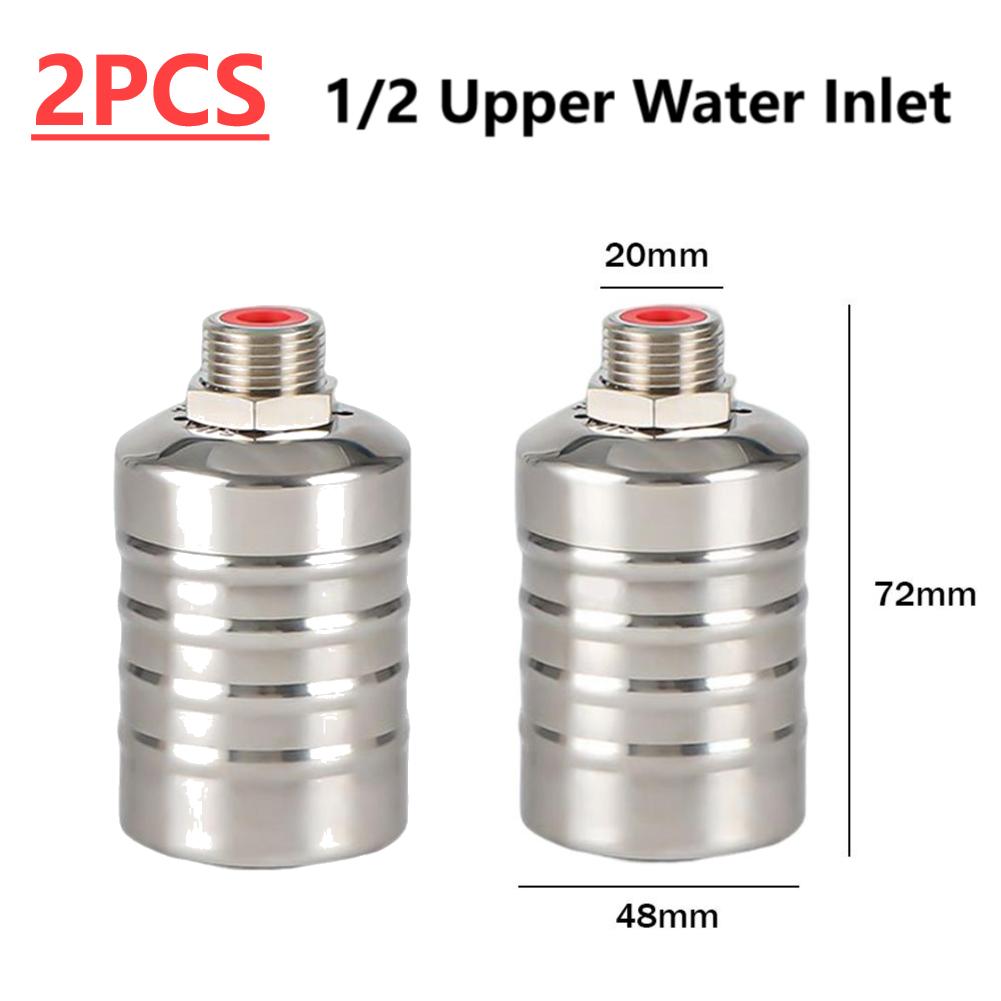 Zawór kulowy pływający ze stali nierdzewnej, automatyczny zawór kontroli poziomu wody, zawór pływakowy 1/2 3/4, zawór odcinający wieżę ciśnień w zbiorniku wody