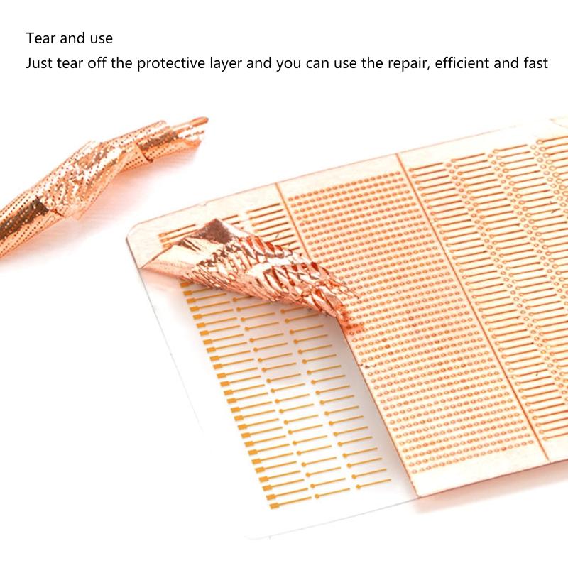 Soldering Lugs Copper Solder Sheet Seamless Repair Fitting for Phones IC- BGA- PCB Pad for Touch Size 4.8x5.8cm/2x2.3inc
