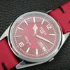 JAPAN VINTAGE REFURBISHED SEIKO 5 AUTOMATIC 6309A MENS RED DIAL WATCH A444304-1