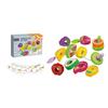 Wooden Animals Caterpillar Eat Fruits String Threading Beads Toddler Preschool Activities Lacing Toys For Kids X5Y4