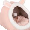 Bett für - Kätzchenbett//Überdachte Katzenhöhlen mit abnehmbarem gepolstertem Kissen, Indoor- und Hundebetten