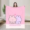 Warm Soft BlanketGirls Boys Camping A-Asamimichaan Throw Blanket  Flannel Bedspread For Home Decor Fluffy Sofa Bed Cover