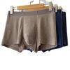 Men's Seamless Acrylic Brushed Mulberry Silk Antibacterial Trunk for Autumn and Winter