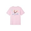 Nike Sportswear Loose Fit Round Neck Cotton Comfortable Casual Breathable T-Shirt Women T-Shirt Pink HM4625-663