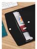 A4 Leather Korean Style Large Capacity Magnetic Snap File Folder