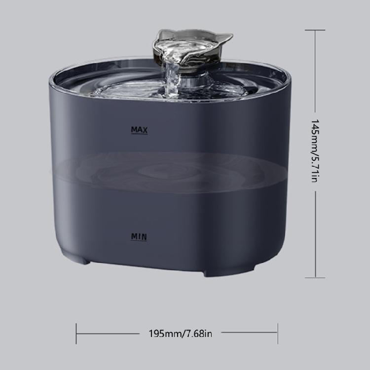 Cats Water Fountains Large Capacity Quiet Automatic Fountains 74Oz