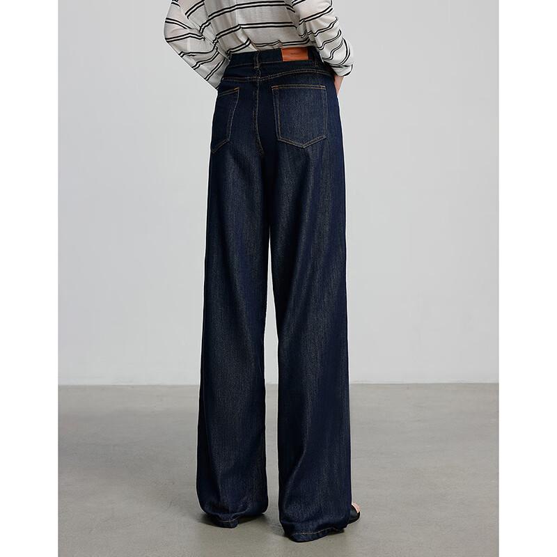 Chuyu 2025 Summer Acetate Lyocell Wide-Leg Jeans