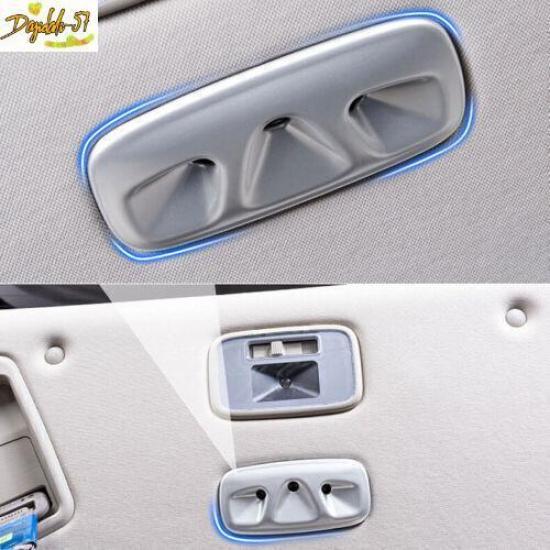 Silver ABS Third Row Reading Light Frame Cover Trim For Kia Carnival -