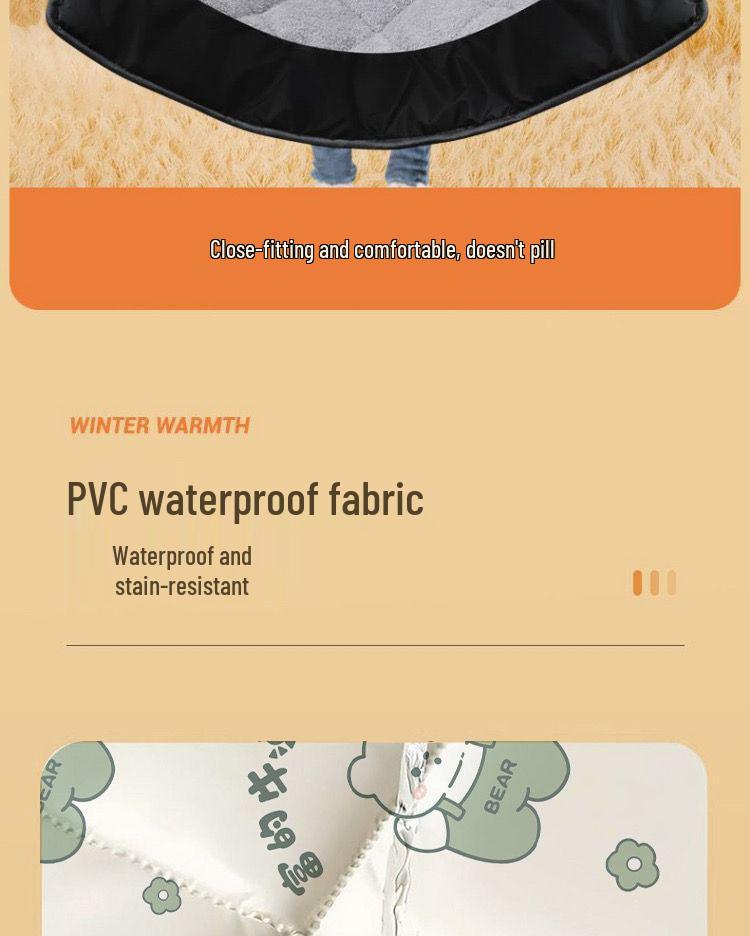 Ganzjahres Wasserdichte Elektrofahrzeug Windschutzscheibenabdeckung - Fleecegefüttert, Dick & Winddicht für Motorräder