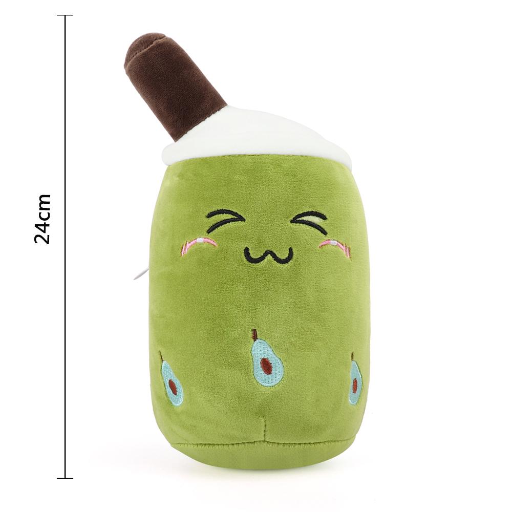 Non-Toxic Cute Milk Tea Cup Plush Pillow Toy 24Cm Simulation Pearl Milktea Decor Funny Doll Gift For Home Office Decor