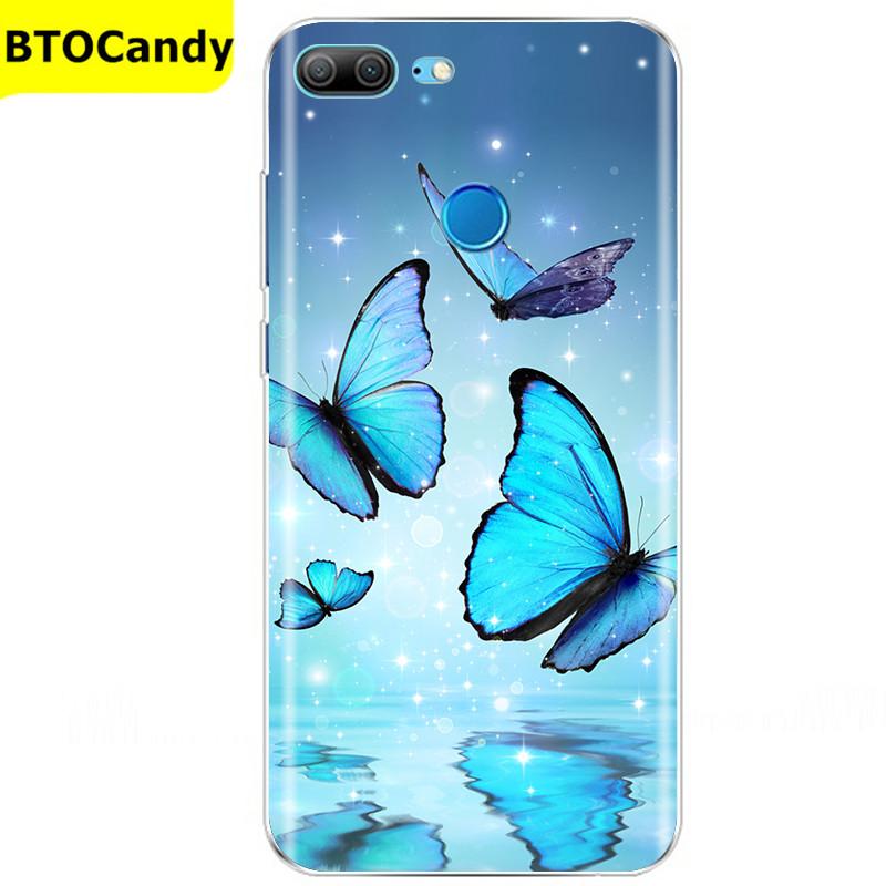 Etui For Honor 9 Lite Etui Kwiat Miękki Silikon Couqe Etui na Telefon Huawei Honor 9 Lite Etui Na Tył Honor9 9lite Coque Funda