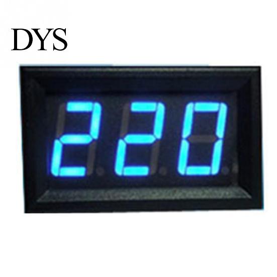 DC5-120V LED Digital Display Voltmeter Car Motorcycle Voltage Gauge Panel Meter