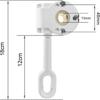 Awning Winch 1:11 Ratio for Awnings with Movement … (White)