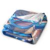 Cute Cartoon Squirtle Blankets Poke-Mon Flannel Awesome Warm Throw Blankets for Home Restaurant Spring Autumn