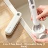 Multifunctional Bottle Brush 4-in-1 Crevice Cleaning Brush New Cup Lid Brush  for Thermos Cup