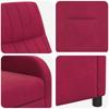 Recliner Chair Wine Red Velvet (V)