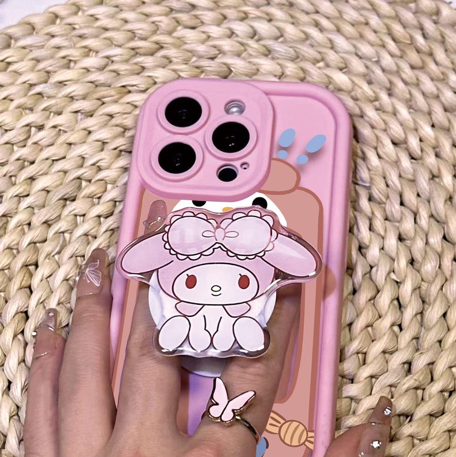 Sanrio TK Stand Airbag KT Pink Phone Case for Apple 16