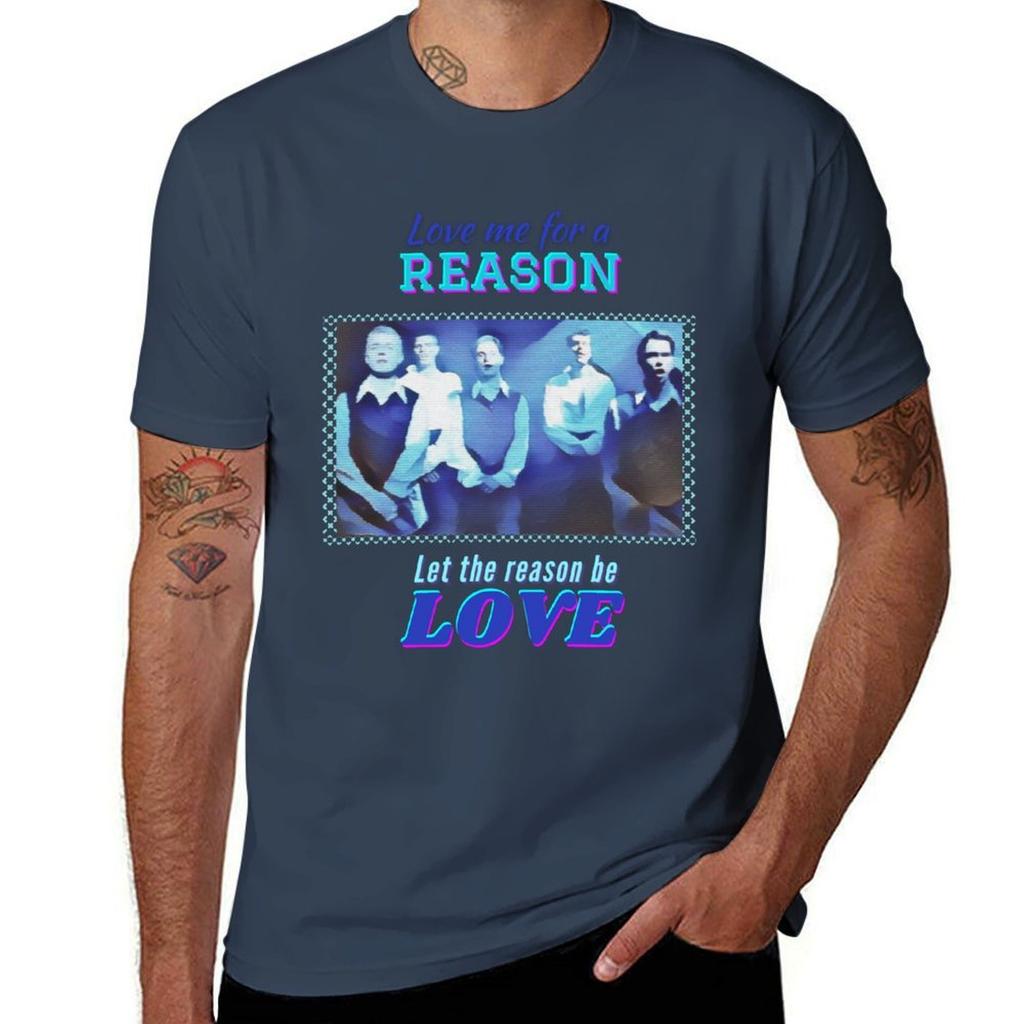Love Me For A Reason 90s Throwback Tshirt Fashion Graphic Tee For Unisex