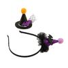 Cute Headband+ Hair Clip for Girls Witch Hat Shape Festival Hair Supplies