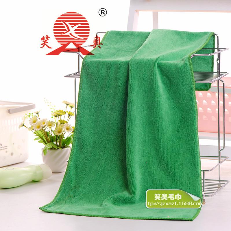 

Microfiber bath towel thickened soft abraded beach towel absorbent towel bath towel 130g 70 * 140 светло-зеленый