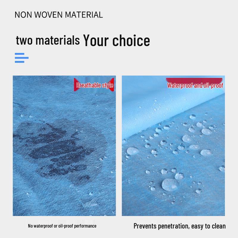 Thick Disposable Non-Woven Waterproof & Oilproof Bed Sheets with Face Hole for Salons