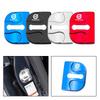 For Volvo 4Pcs Door Lock Decoration Protect Cover Emblem Case For Volvo XC90 V90 V60 XC60 V40 EC40 EX40 S80 S60 S90 C40 XC40 V70