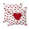 1/2Pcs Valentine'S Day Love Envelope Theme Pillow Cover, Comfortable And Soft Plush Texture, Festival Decoration Pillowcase,