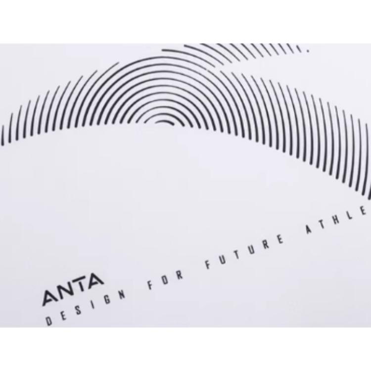 Anta Training Series Logo Letter Round Neck Breathable Comfortable Versatile Short Sleeve T-Shirt Men Tops Pure-White 952427120-4