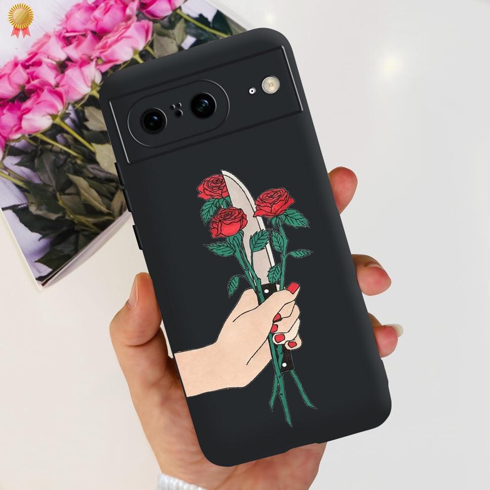For Google Pixel 8 Pro Case Cute Cartoon Silicone Shockproof Back Cover For Google Pixel 8 Pro 8Pro Phone Case Bumper Funda Capa