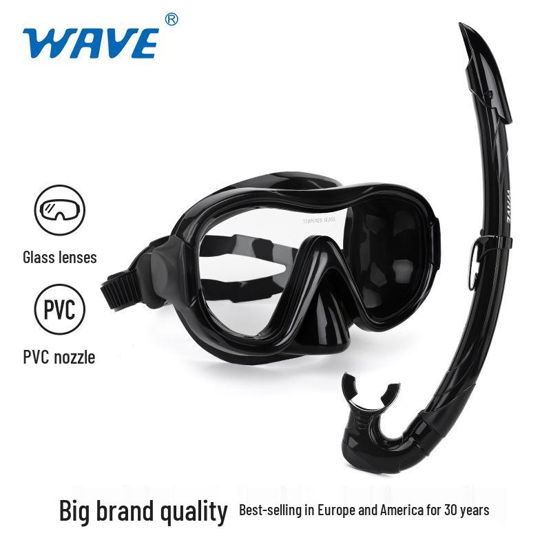 Waterproof Diving Mask & Semi-Dry Snorkel Set