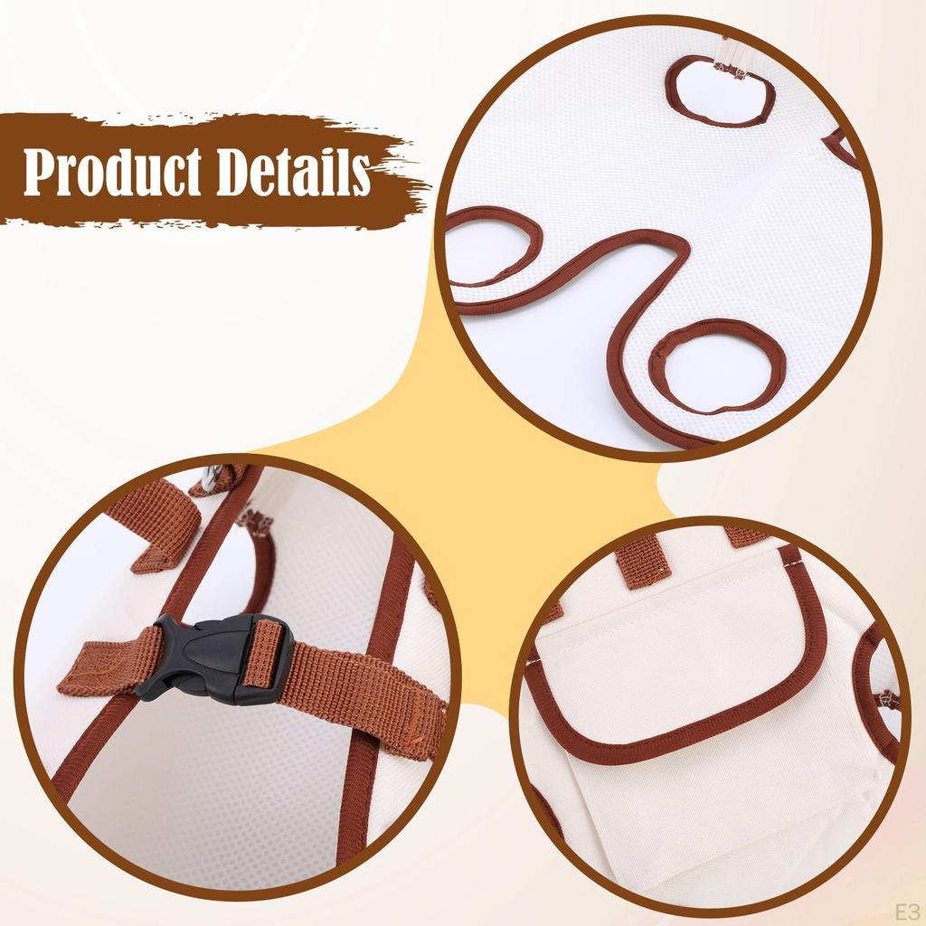 Dog Backpack, Comfortable Transport Harness with Breathable Mesh And Adjustable Strap, Designed for