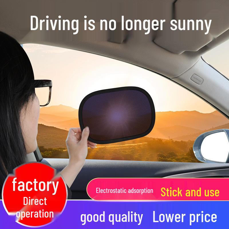 Car Sunshade Heat Insulation Curtain for Windshield & Side Windows