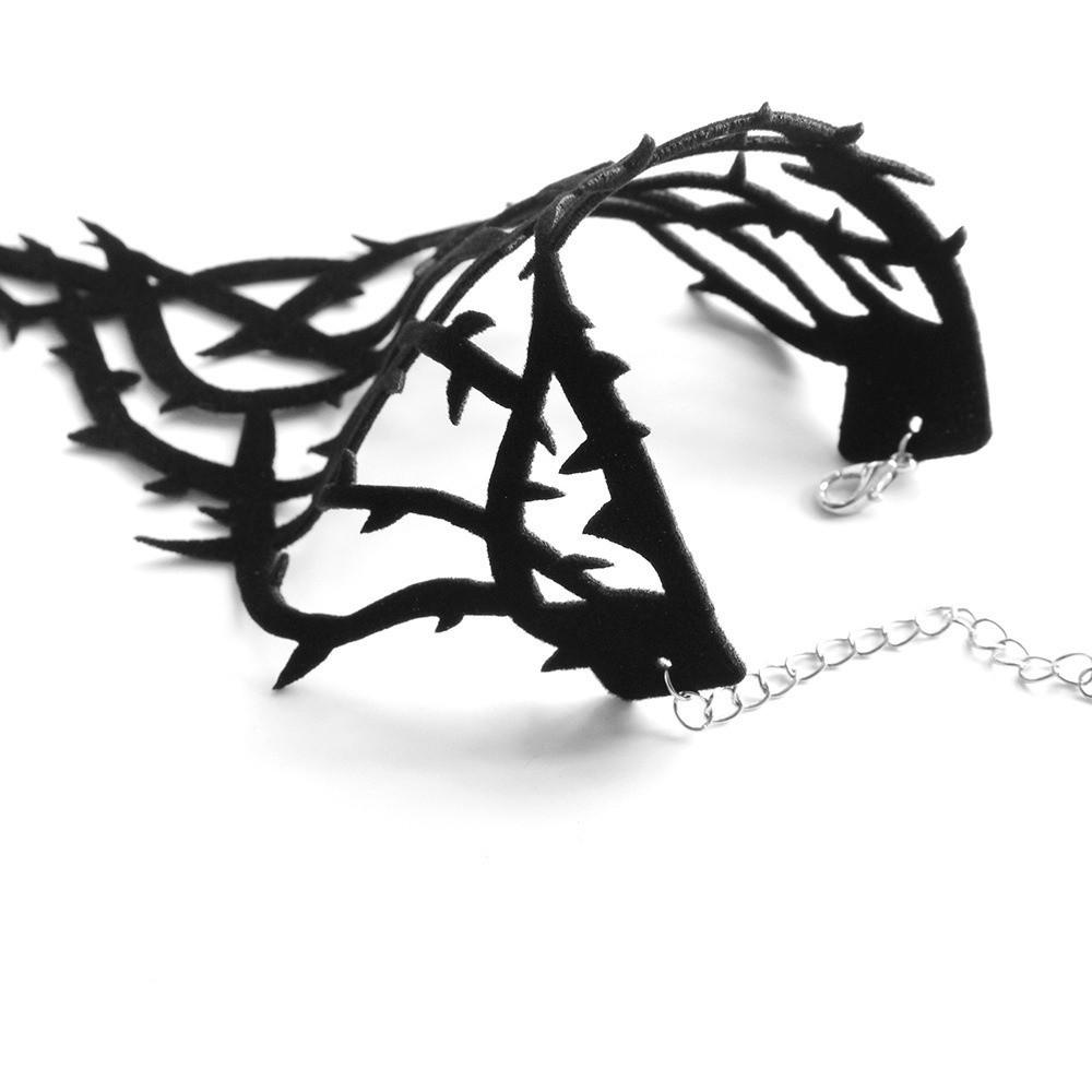 Double-sided Spider Web Bracelet Velvet Adjustable Hand Chain Gothic Bracelet Music Festival