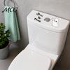 Self-adhesive Toilet Decal Sticker, Self-Adhesive Waterproof PVC Halloween Decal, Owls No Glue Sticker Ghosts Black Cats Skeletons Flushing