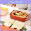 Student Bento Box With Multiple Compartments For Office And School Use