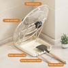 Pot Lid Storage Rack Kitchen Pot Lid Stand with Drain Tray Spoon