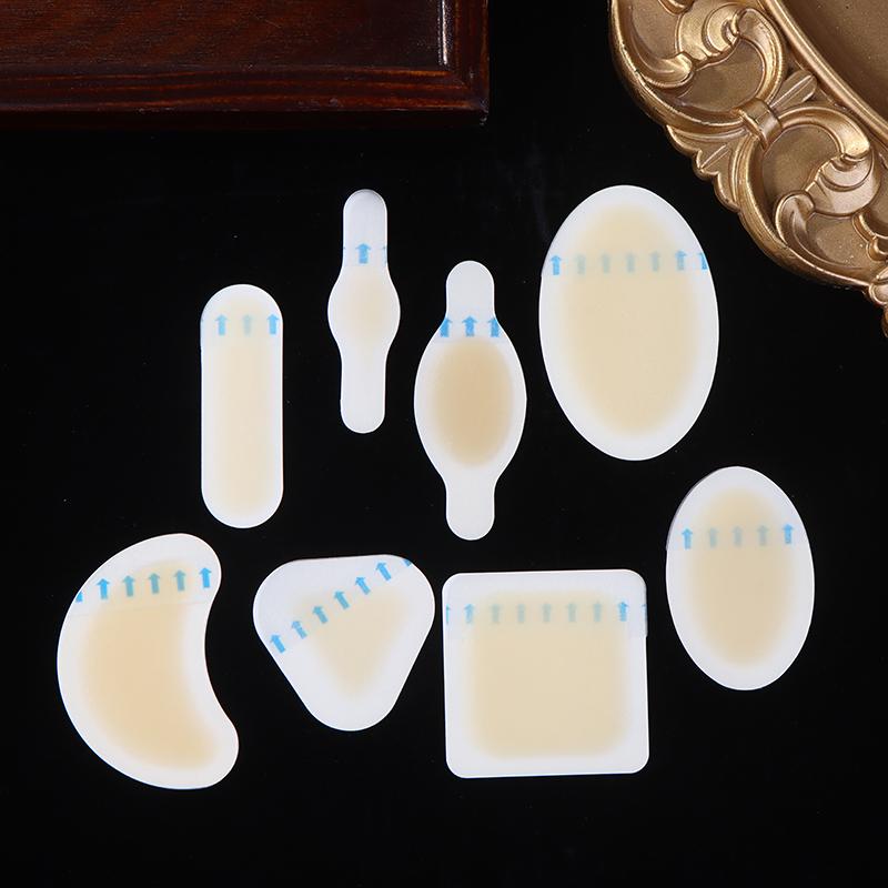 

24 шт. Пластыри от волдырей Невидимый гидроколлоидный гель Пластыри от волдырей Подушечка для волдырей для пятки, стопы, пальца ноги и защиты кожи