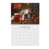 Bulldogs And Beer 2026 Wall Calendar 12-Month Themed Planner with Coil