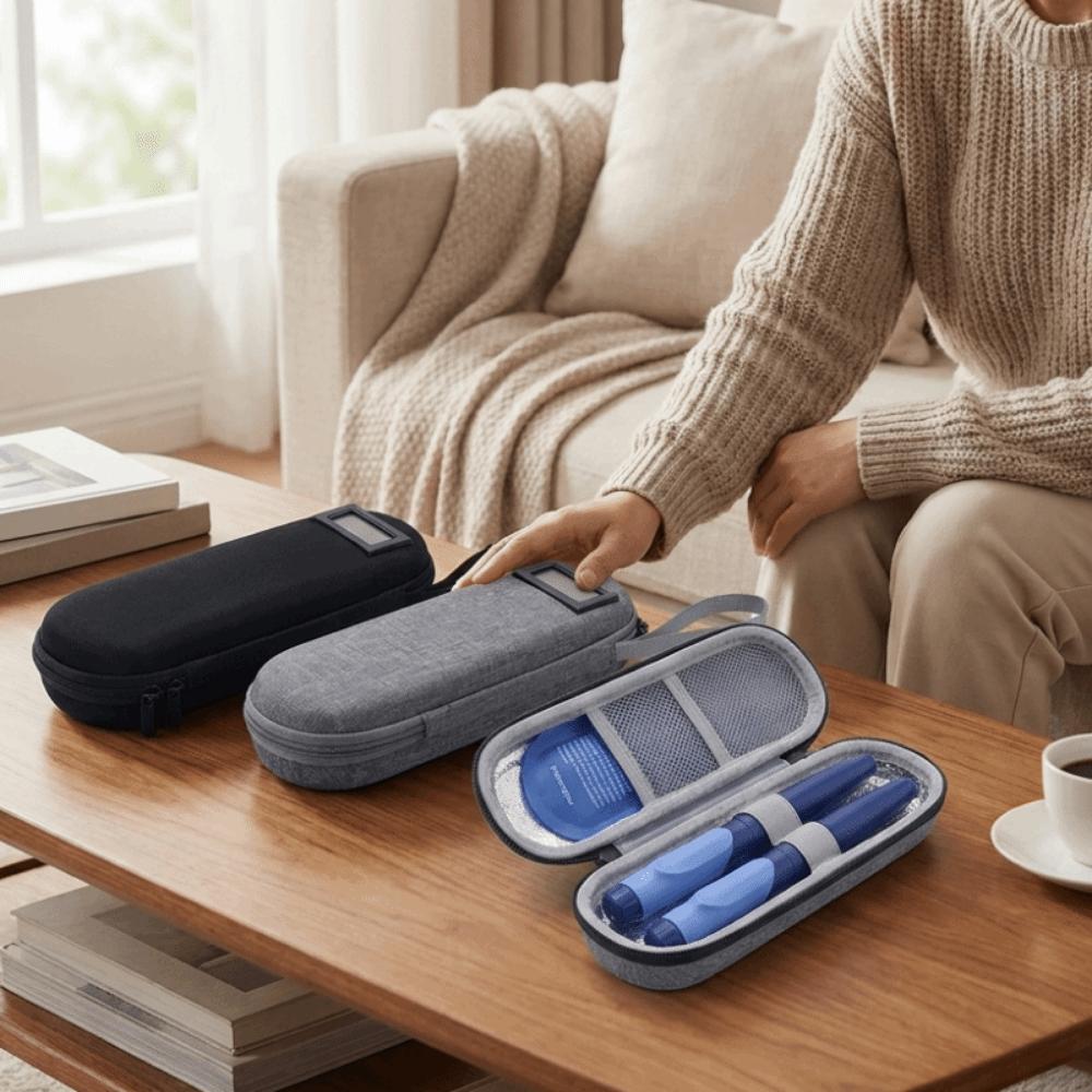 Waterproof Insulin Cooling Bag Oxford Cloth Insulin Vial Storage Case Outdoor