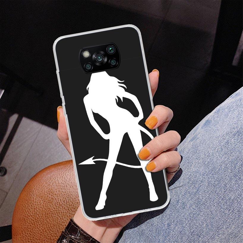 Angel Devil Sexy Girl Phone Case For Xiaomi Poco X7 X6 X5 Pro F7 Ultra Redmi 15C 15 13C 13 12C 12 10 10A 10C 9 9A 9C 9T Cover Po