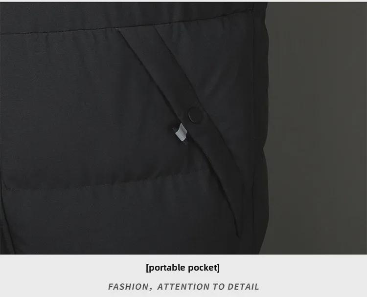 2022 Men's Thick Winter Cotton Coat - Casual Style, Large Size