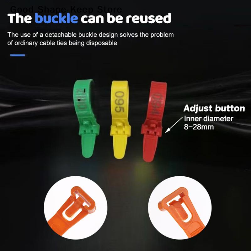 50/100Pcs 5 Color Chicken Poultry Reusable Adjustable Chicken Foot Rings Flexible Retractable Foot Straps Poultry Marking Cards