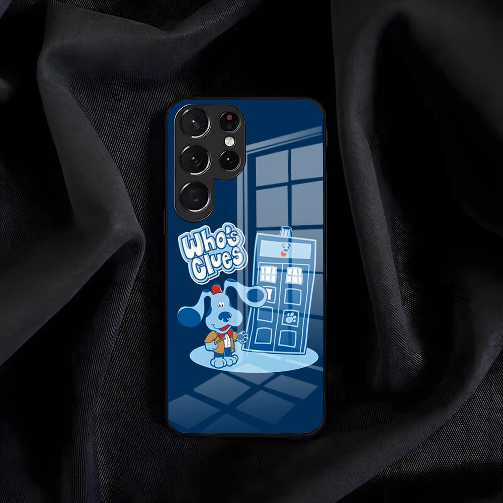 Blue's Clues Phone Case For Samsung S26 S25 Edge S24 S23 S22 S21 S20 Ultra Plus FE Glass Cover