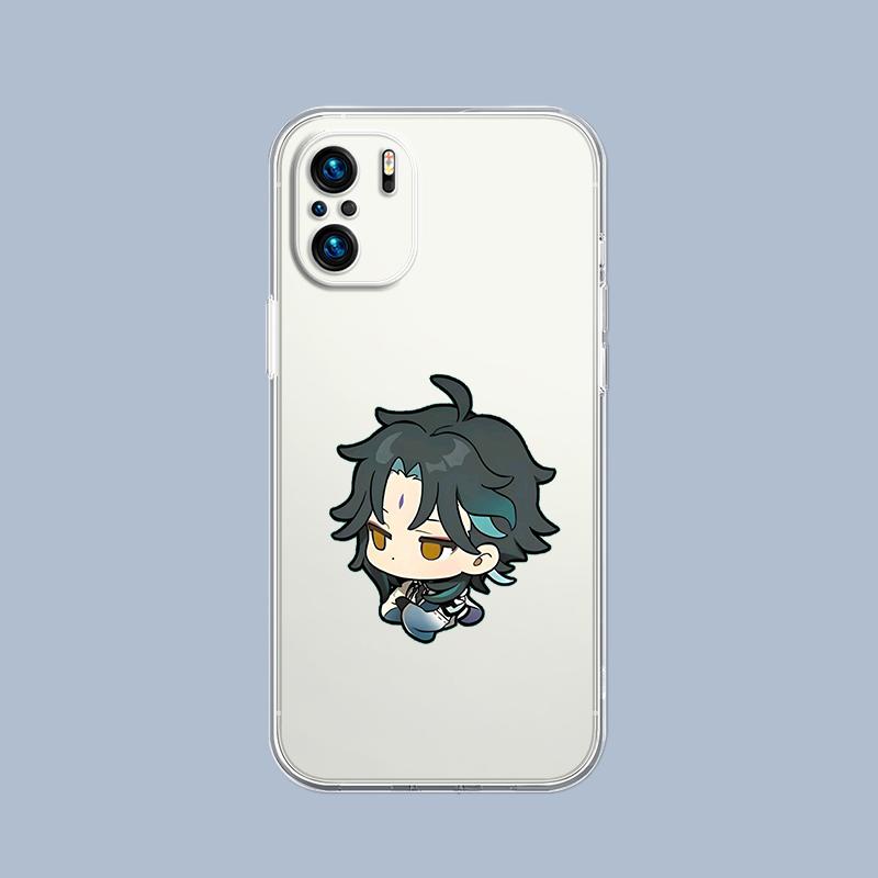 Kawaii Cartoon Genshin Impact Phone Case For Xiaomi Redmi Note 15 14 5G 13 12 10 11 Pro Plus 4G 14C 13C 12C Soft TPU Gift Cover