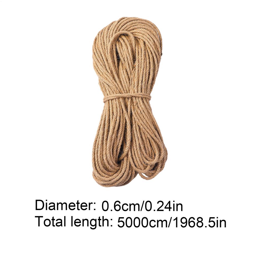 Sisal Rope For Cat Scratcher Repairing Twine Climbing Rope Scratcher Post Wrap For Home Furniture Table Living Room Chair