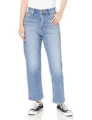 Lee Jeans Straight Stretch Denim Sizes Size 2XS [Official] Women's Pants, XXS-4L, Blue,