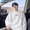 MARK FAIRWHALE Men's Cotton Long Sleeve Crew Neck T-Shirt