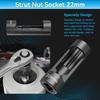 Suspension Socket Tool - 18mm, 19mm, 21mm, 22mm, 24mm Strut Nut Socket with 12 Point 1/2" Drive - Easy Remove Strut Nuts - Vm Number 3353