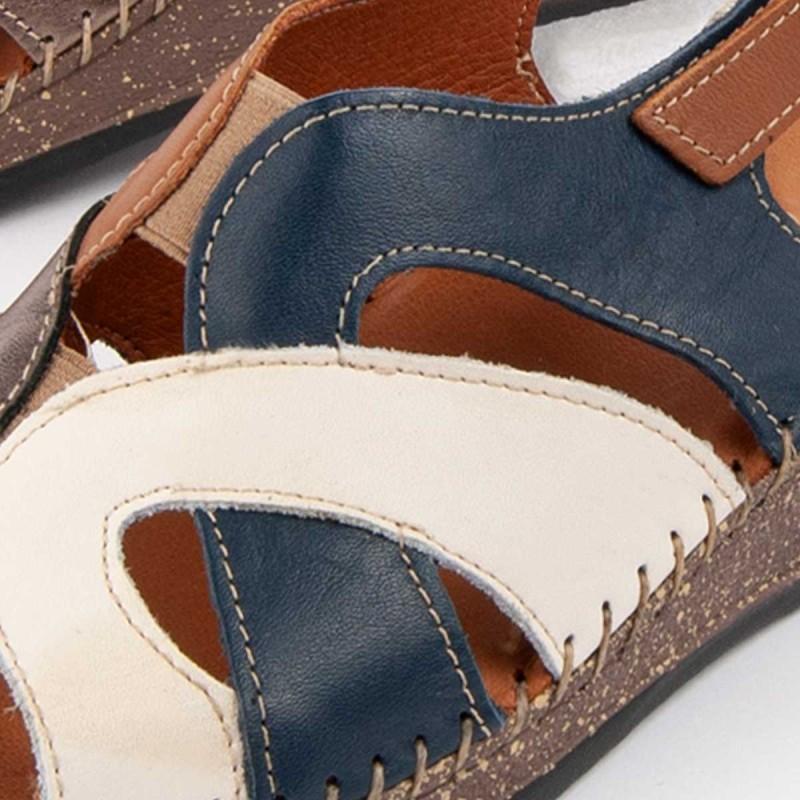 Women's Leather Sandal. Purapiel Leida 103017